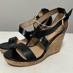 Brand New Black A New Day Ad213 Ceci Wedges size 6.5